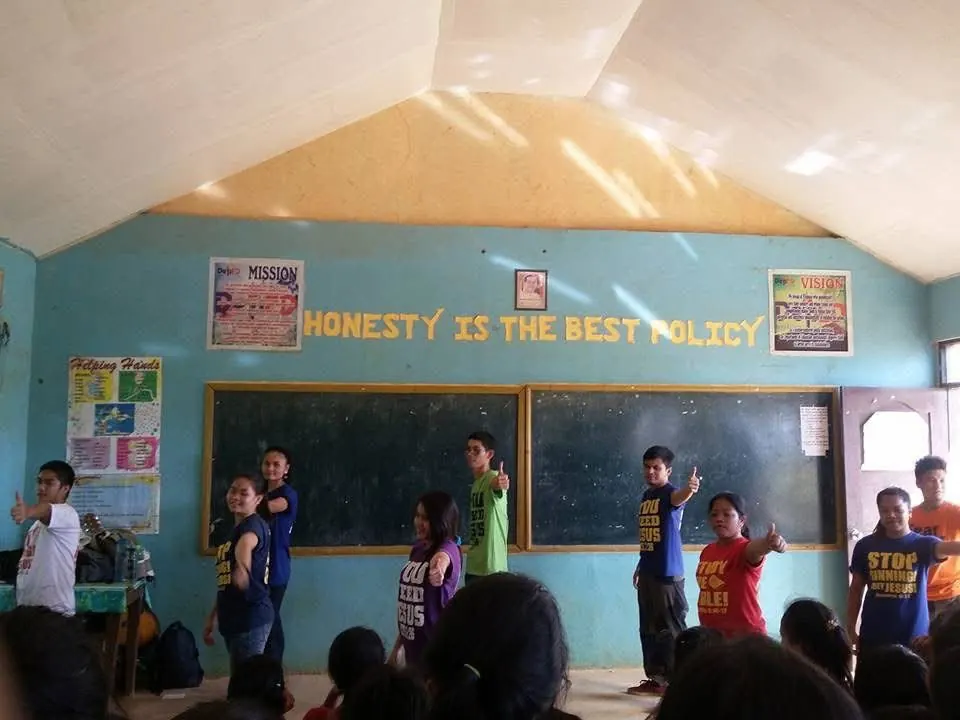 Performing at an outreach during Discipleship Training School